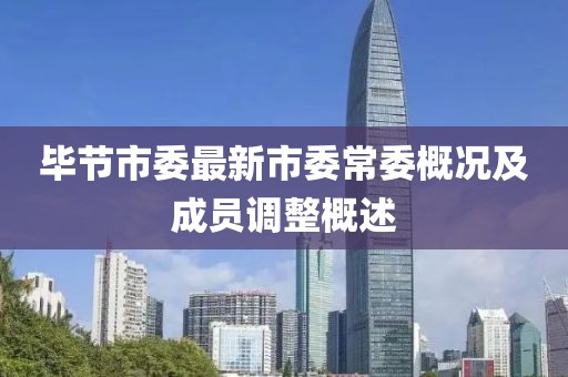 畢節(jié)市委最新市委常委概況及成員調(diào)整概述