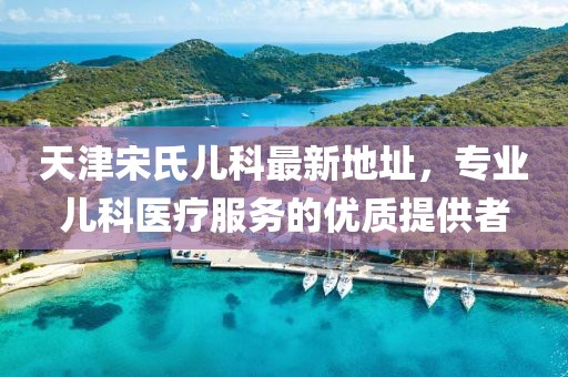 天津宋氏兒科最新地址，專業(yè)兒科醫(yī)療服務(wù)的優(yōu)質(zhì)提供者