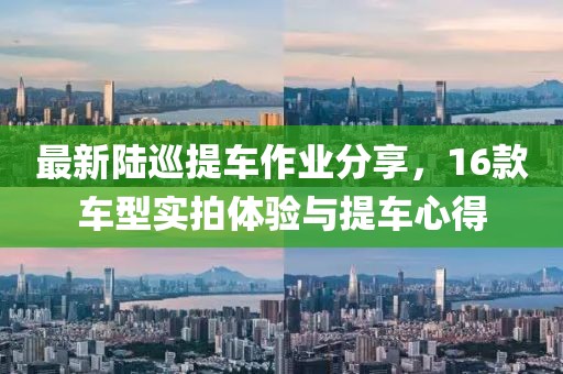 最新陸巡提車作業(yè)分享，16款車型實拍體驗與提車心得