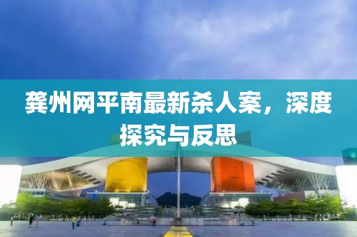 龔州網(wǎng)平南最新殺人案，深度探究與反思