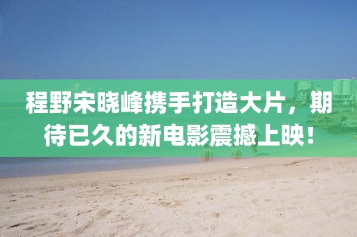 程野宋曉峰攜手打造大片，期待已久的新電影震撼上映！