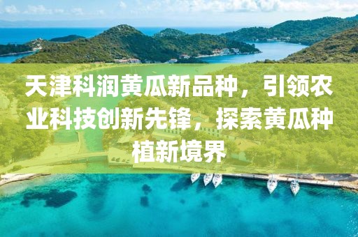 天津科潤黃瓜新品種，引領農(nóng)業(yè)科技創(chuàng)新先鋒，探索黃瓜種植新境界