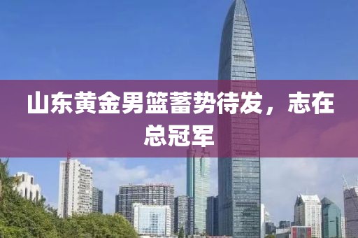 山東黃金男籃蓄勢待發(fā)，志在總冠軍