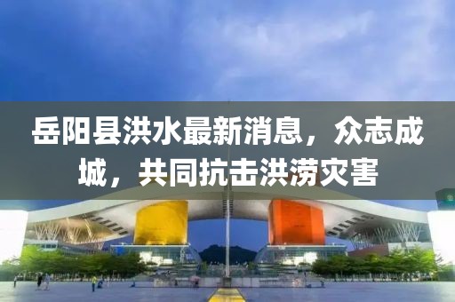 岳陽縣洪水最新消息，眾志成城，共同抗擊洪澇災害