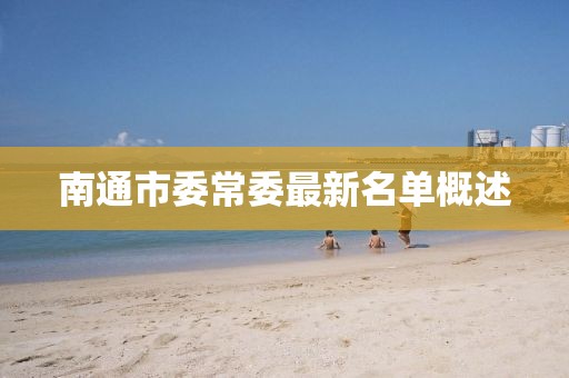 南通市委常委最新名單概述