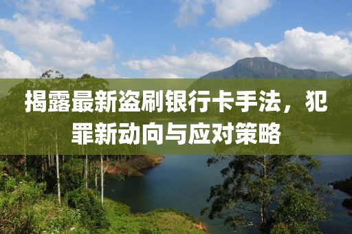 揭露最新盜刷銀行卡手法，犯罪新動(dòng)向與應(yīng)對(duì)策略
