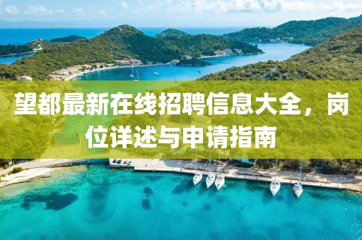 望都最新在線招聘信息大全，崗位詳述與申請(qǐng)指南