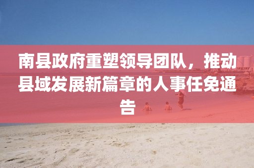 南縣政府重塑領(lǐng)導(dǎo)團(tuán)隊(duì)，推動(dòng)縣域發(fā)展新篇章的人事任免通告