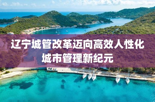 遼寧城管改革邁向高效人性化城市管理新紀(jì)元