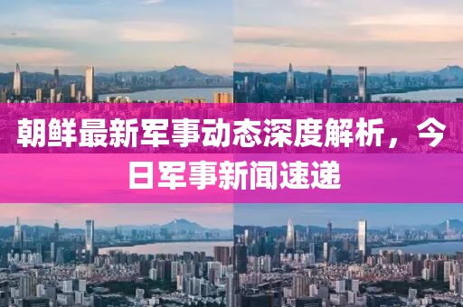 朝鮮最新軍事動(dòng)態(tài)深度解析，今日軍事新聞速遞