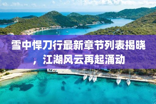 雪中悍刀行最新章節(jié)列表揭曉，江湖風云再起涌動