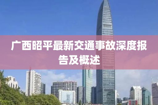 廣西昭平最新交通事故深度報(bào)告及概述