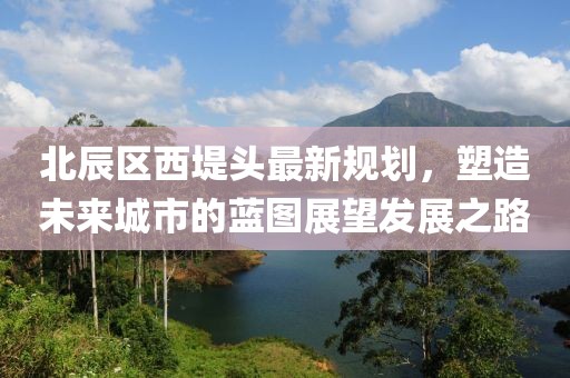 北辰區(qū)西堤頭最新規(guī)劃，塑造未來城市的藍(lán)圖展望發(fā)展之路