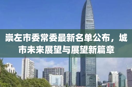 崇左市委常委最新名單公布，城市未來展望與展望新篇章