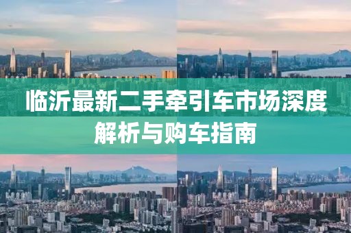臨沂最新二手牽引車市場深度解析與購車指南