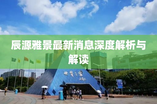 辰源雅景最新消息深度解析與解讀
