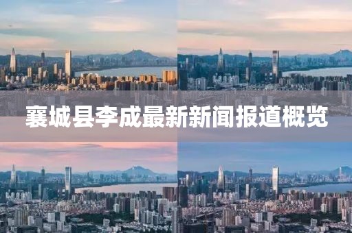 襄城縣李成最新新聞報道概覽