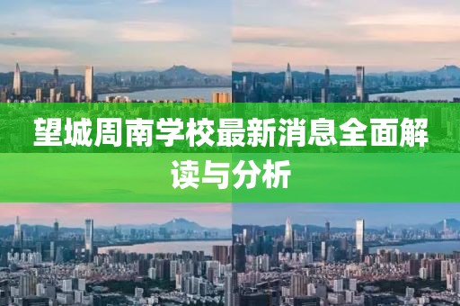 望城周南學(xué)校最新消息全面解讀與分析