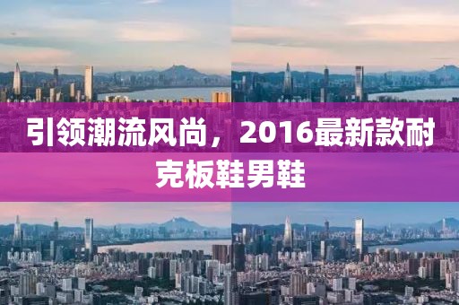 引領(lǐng)潮流風(fēng)尚，2016最新款耐克板鞋男鞋