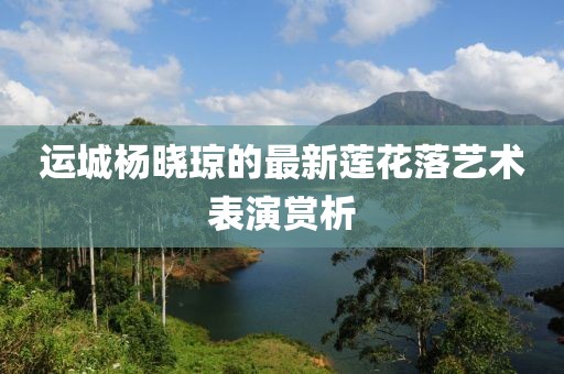 運(yùn)城楊曉瓊的最新蓮花落藝術(shù)表演賞析
