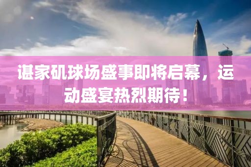諶家磯球場盛事即將啟幕，運動盛宴熱烈期待！