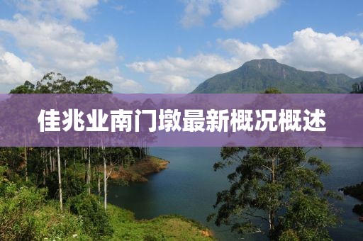 佳兆業(yè)南門墩最新概況概述