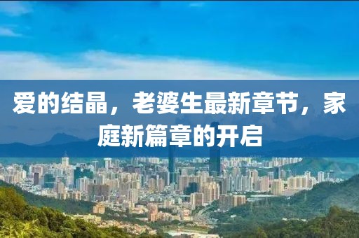 愛的結晶，老婆生最新章節(jié)，家庭新篇章的開啟