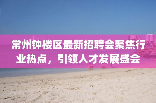 常州鐘樓區(qū)最新招聘會聚焦行業(yè)熱點，引領(lǐng)人才發(fā)展盛會