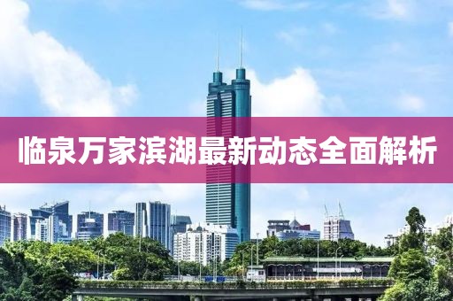 臨泉萬(wàn)家濱湖最新動(dòng)態(tài)全面解析