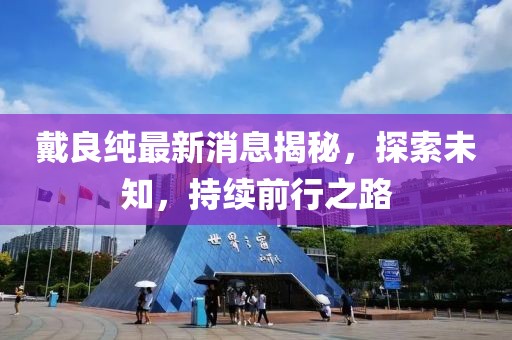 戴良純最新消息揭秘，探索未知，持續(xù)前行之路