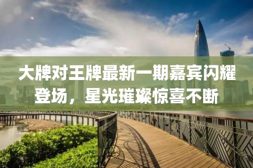 大牌對王牌最新一期嘉賓閃耀登場，星光璀璨驚喜不斷