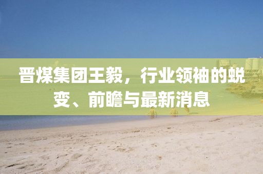 晉煤集團王毅，行業(yè)領(lǐng)袖的蛻變、前瞻與最新消息