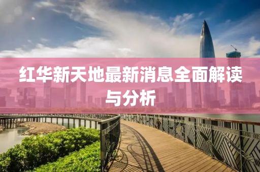紅華新天地最新消息全面解讀與分析