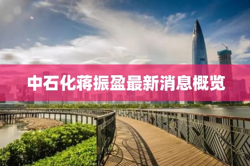 中石化蔣振盈最新消息概覽