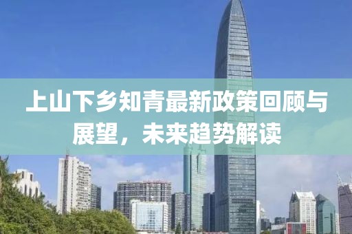 上山下鄉(xiāng)知青最新政策回顧與展望，未來(lái)趨勢(shì)解讀