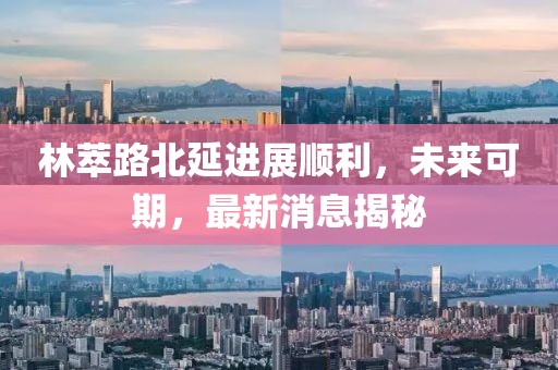 林萃路北延進(jìn)展順利，未來可期，最新消息揭秘