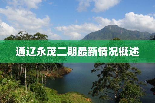通遼永茂二期最新情況概述