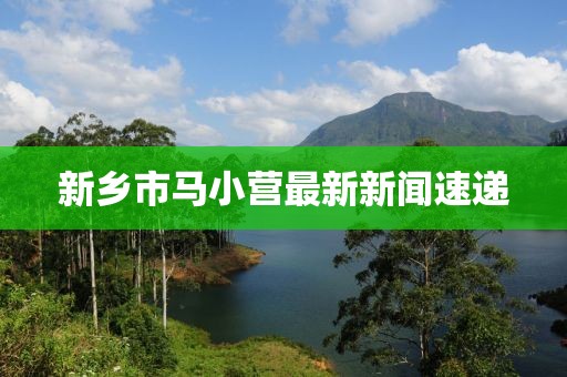 新鄉(xiāng)市馬小營(yíng)最新新聞速遞