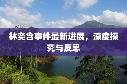 林奕含事件最新進(jìn)展，深度探究與反思