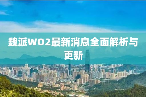 魏派WO2最新消息全面解析與更新