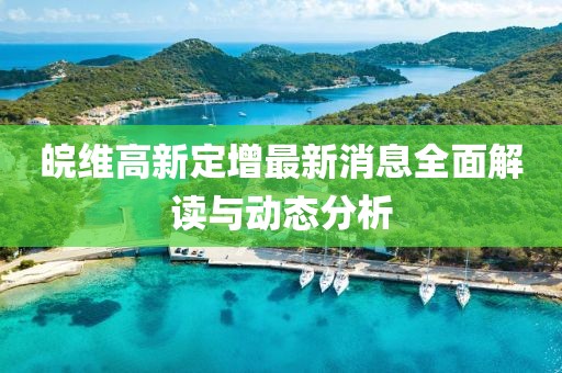 皖維高新定增最新消息全面解讀與動(dòng)態(tài)分析