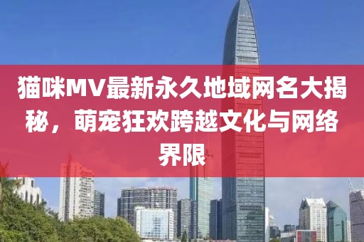 貓咪MV最新永久地域網(wǎng)名大揭秘，萌寵狂歡跨越文化與網(wǎng)絡(luò)界限
