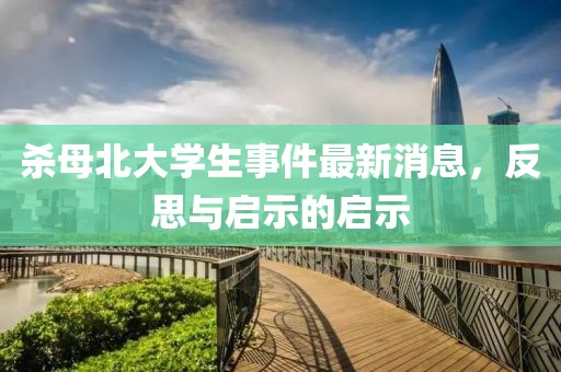 殺母北大學(xué)生事件最新消息，反思與啟示的啟示
