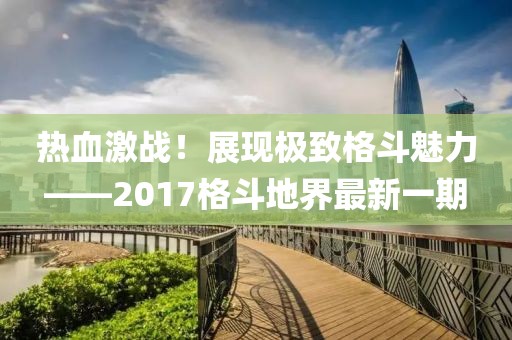 熱血激戰(zhàn)！展現(xiàn)極致格斗魅力——2017格斗地界最新一期