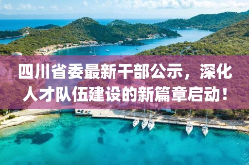 四川省委最新干部公示，深化人才隊伍建設(shè)的新篇章啟動！