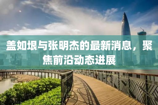 蓋如垠與張明杰的最新消息，聚焦前沿動態(tài)進展