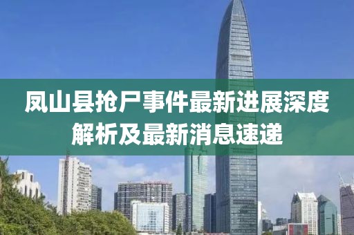鳳山縣搶尸事件最新進(jìn)展深度解析及最新消息速遞