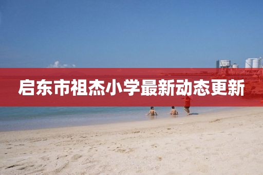 啟東市祖杰小學(xué)最新動態(tài)更新