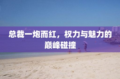 總裁一炮而紅，權(quán)力與魅力的巔峰碰撞