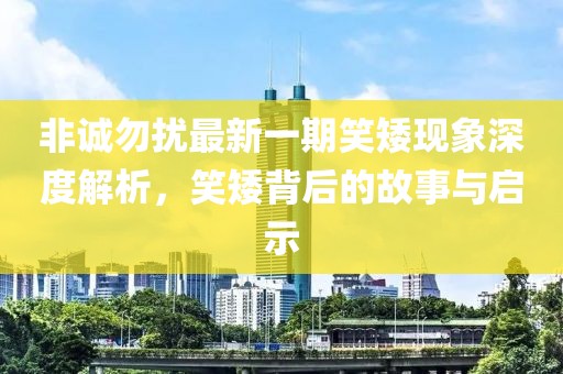 非誠勿擾最新一期笑矮現(xiàn)象深度解析，笑矮背后的故事與啟示